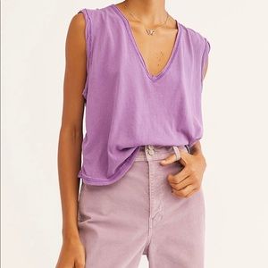 Free People Cropped Tee